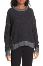 Women's Brochu Walker Brighter Overlay Cashmere Pullover - Black