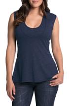 Women's Bun Maternity 'softie' Maternity Top - Blue