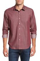 Men's Jeff Slim Fit Dot Print Sport Shirt