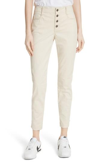Women's A.l.c. Owen Lace-up Ankle Pants - Ivory