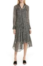 Women's Morgan & Co. Metallic Ribbed Trumpet Gown - Red
