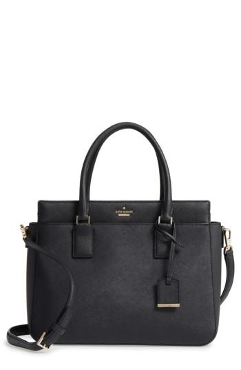 Kate Spade New York Cameron Street - Sally Leather Satchel - Black