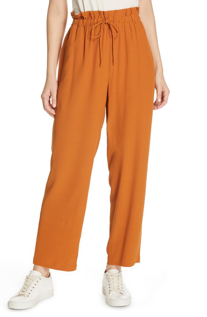 Women's Eileen Fisher Crepe Pants, Size - Brown