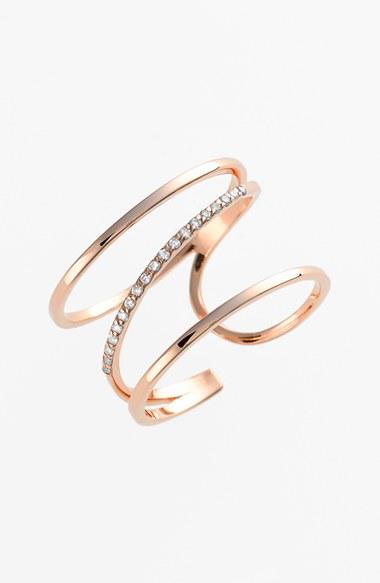 Women's Kismet By Milka 'lumiere' Diamond Open Ring