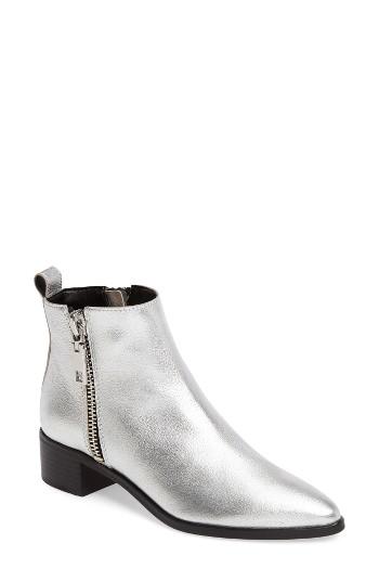 Women's Dolce Vita Marra Double Zip Bootie .5 M - Metallic