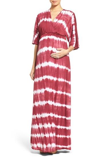 Women's Fillyboo 'dream Shakey' Tie Dye Maternity Maxi Dress