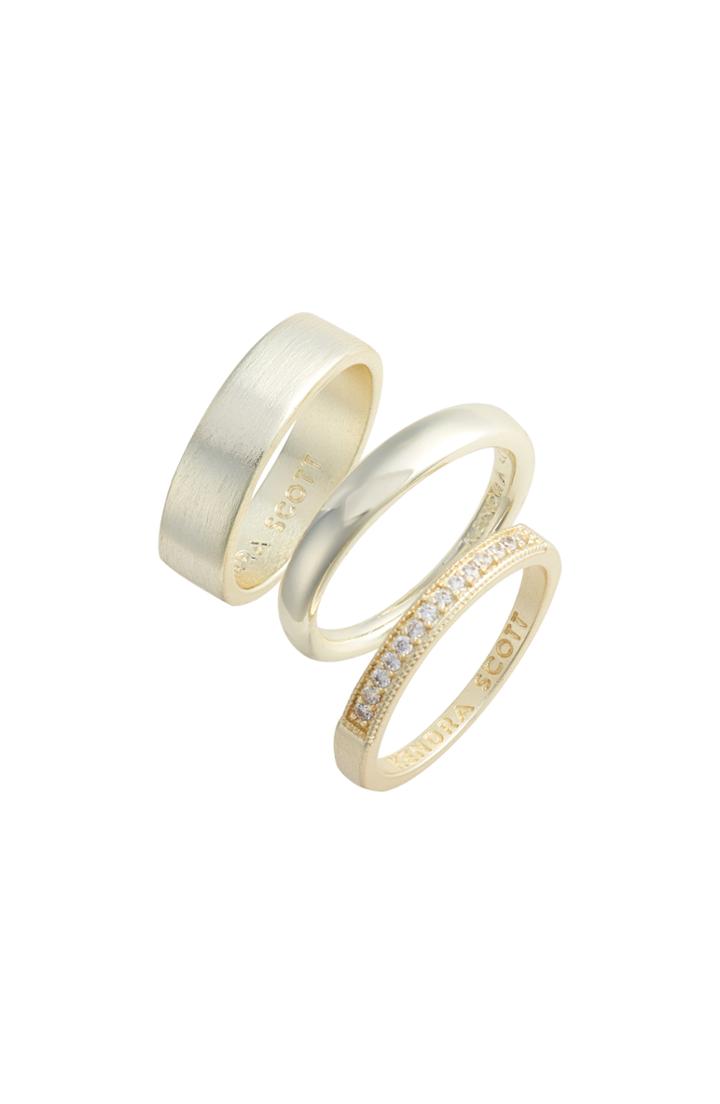 Women's Kendra Scott Tate Set Of 3 Rings