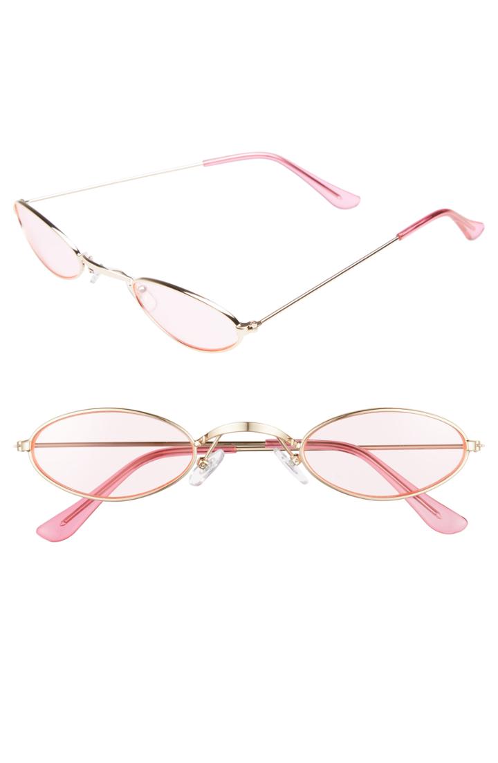 Women's Bp. 48mm Mini Wide Oval Metal Sunglasses -