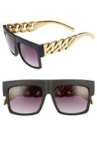 Women's Bp. 52mm Chain Detail Shield Sunglasses -