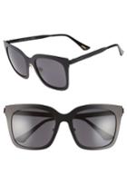 Women's Diff X Lauren Akins Ella 53mm Cat Eye Sunglasses - Black/ Grey