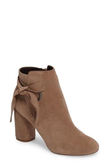Women's Sole Society Zella Knotted Bootie M - Brown
