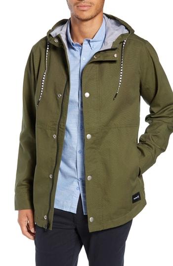Men's Hurley Mac A-frame Jacket - Green