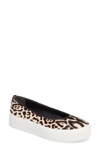 Women's Calvin Klein Janie Platform Flat .5 M - Black