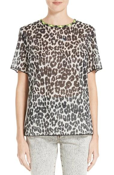 Women's Marc Jacobs Leopard Print Cotton Tee
