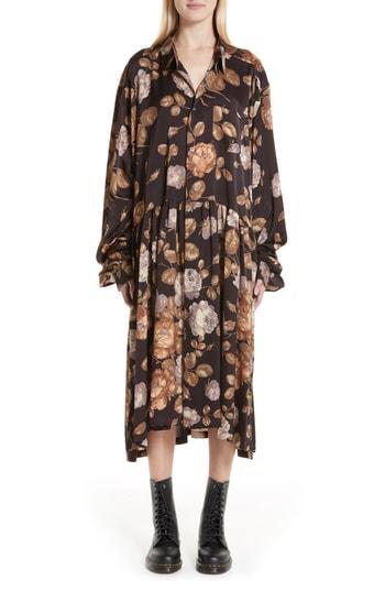 Women's Junya Watanabe Oversized Shirtdress - Brown