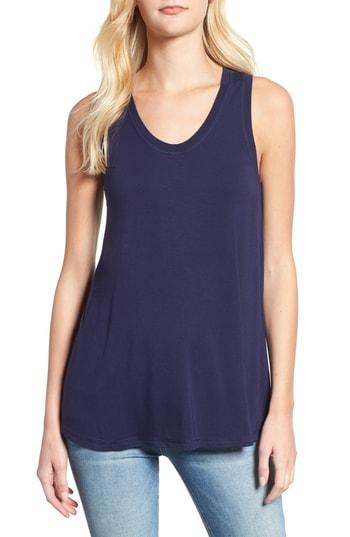 Women's Caslon Off-duty Swing Tank, Size - Blue