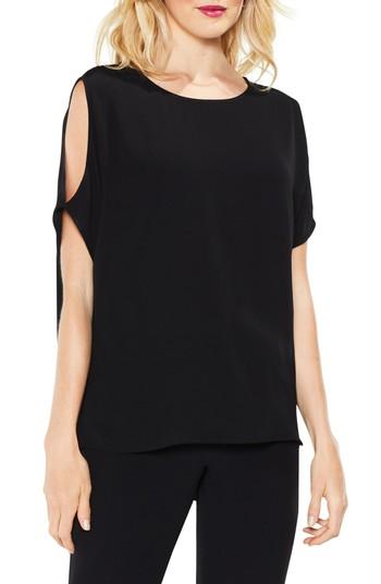 Women's Vince Camuto Shoulder Cutout Top, Size - Black