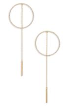 Women's Nordstrom Pave Circle Linear Drop Earrings
