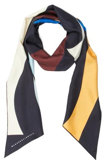Women's Victoria Beckham Print Silk Rectangle Scarf