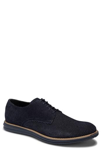 Men's Bugatchi Manarola Plain Toe Derby M - Blue