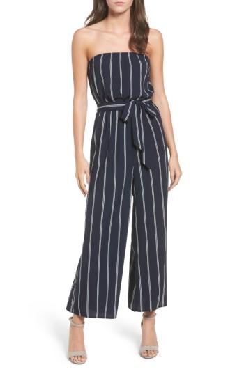 Women's Soprano Strapless Jumpsuit - Blue