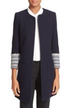 Women's Helene Berman Reefer Coat - Blue