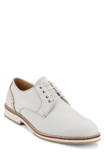 Men's G.h Bass & Co. Niles Plain Toe Derby M - White