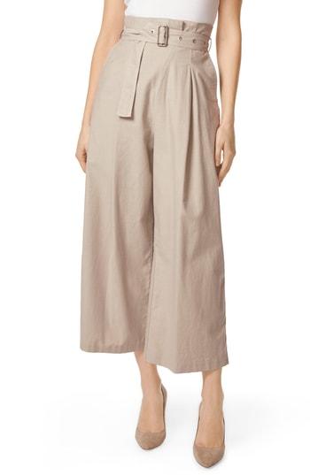 Women's J Brand Via Pleat Front Wide Leg Pants - Grey