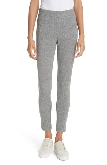 Women's Theory Adbelle K Chevron Stretch Pants, Size - Black