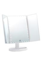 Impressions Vanity Co. Touch Trifold Xl Dimmable Led Makeup Mirror, Size - White