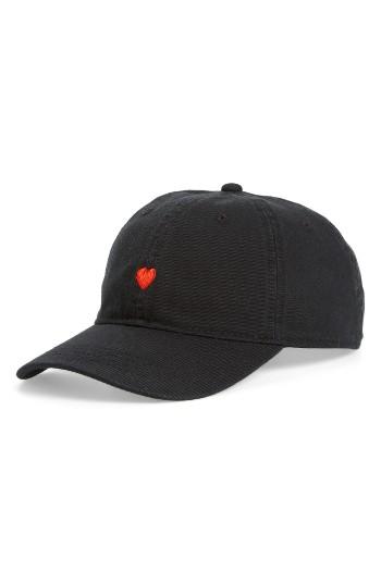 Women's Body Rags Clothing Co. Micro Heart Baseball Cap -