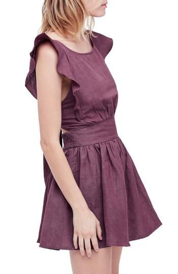 Women's Free People Erin Minidress - Purple