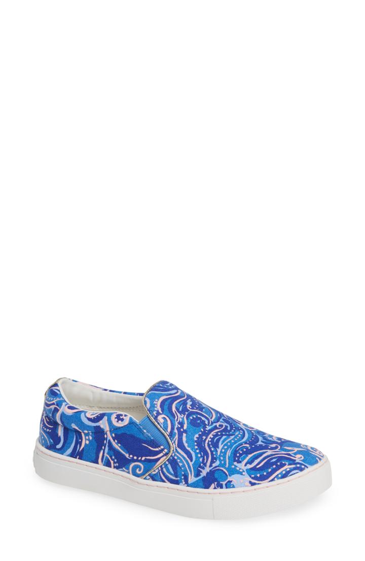 Women's Lilly Pulitzer Julie Sneaker M - Blue