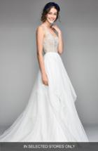 Women's Willowby Nova Beaded Bodice Tulle Gown - Ivory