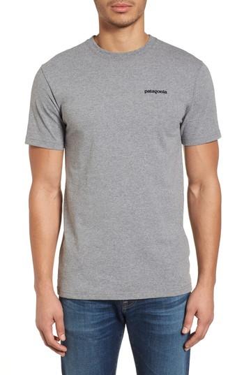 Men's Patagonia Glacier View Rising Responsibili-tee T-shirt - Grey