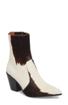 Women's Jeffrey Campbell Ace-f Genuine Calf Hair Bootie M - White