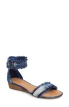 Women's Coconuts By Matisse Fly Ankle Strap Sandal M - Blue