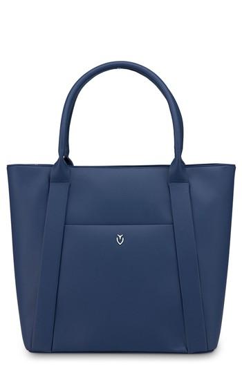 Vessel Signature 2.0 Faux Leather Medium Tote - Blue