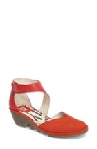 Women's Fly London Pats Pump .5-6us / 36eu - Red