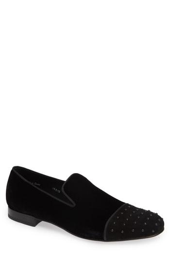 Men's Mezlan Abel Cap Toe Venetian Loafer M - Black