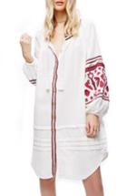 Women's Free People In The Clear Embroidered Tunic