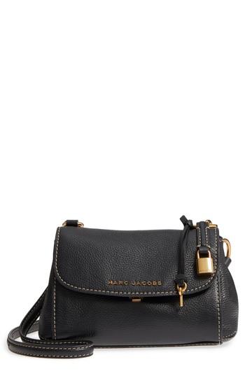 Marc Jacobs Mini The Boho Grind Leather Shoulder Bag - Black