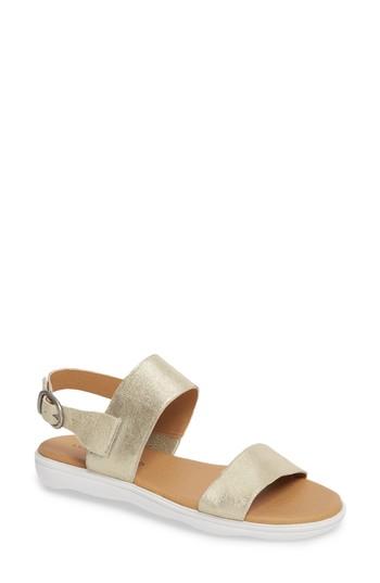 Women's Lucky Brand Madgey Sandal .5 M - Metallic
