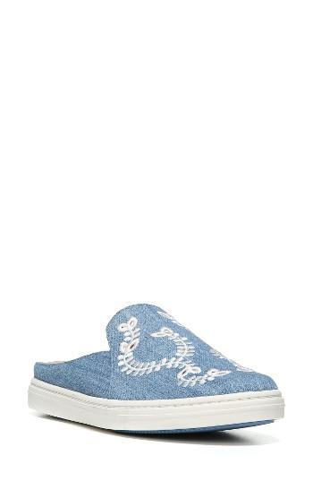 Women's Via Spiga Rina Slide Sneaker .5 M - Blue