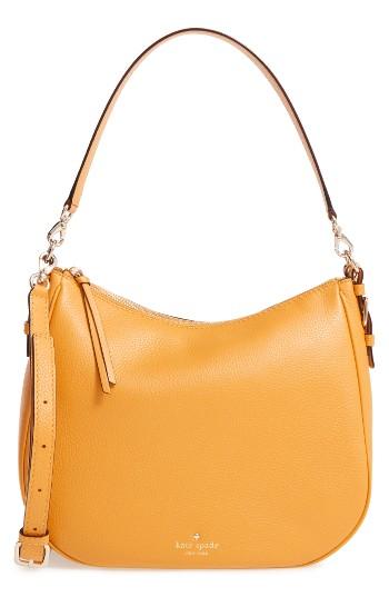 Kate Spade New York Cobble Hill Mylie Leather Hobo - Yellow