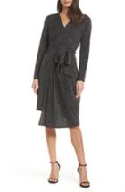 Women's Blondie Nites Applique Bodice Fit & Flare Halter Dress
