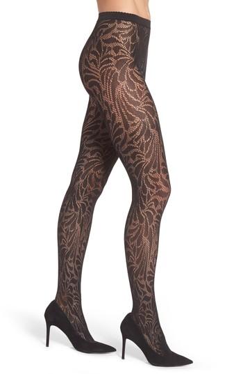 Women's Wolford Iris Tights - Black