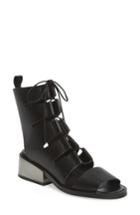 Women's Shellys London Crozet Lace-up Sandal, Size 36 Eu - Black