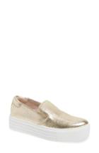 Women's Kenneth Cole New York Joanie Slip-on Platform Sneaker M - Metallic