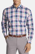 Men's Robert Talbott 'anderson' Classic Fit Plaid Sport Shirt - Blue